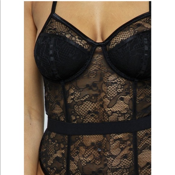 AMBER Lace Bodysuit- black - Picture 3 of 3